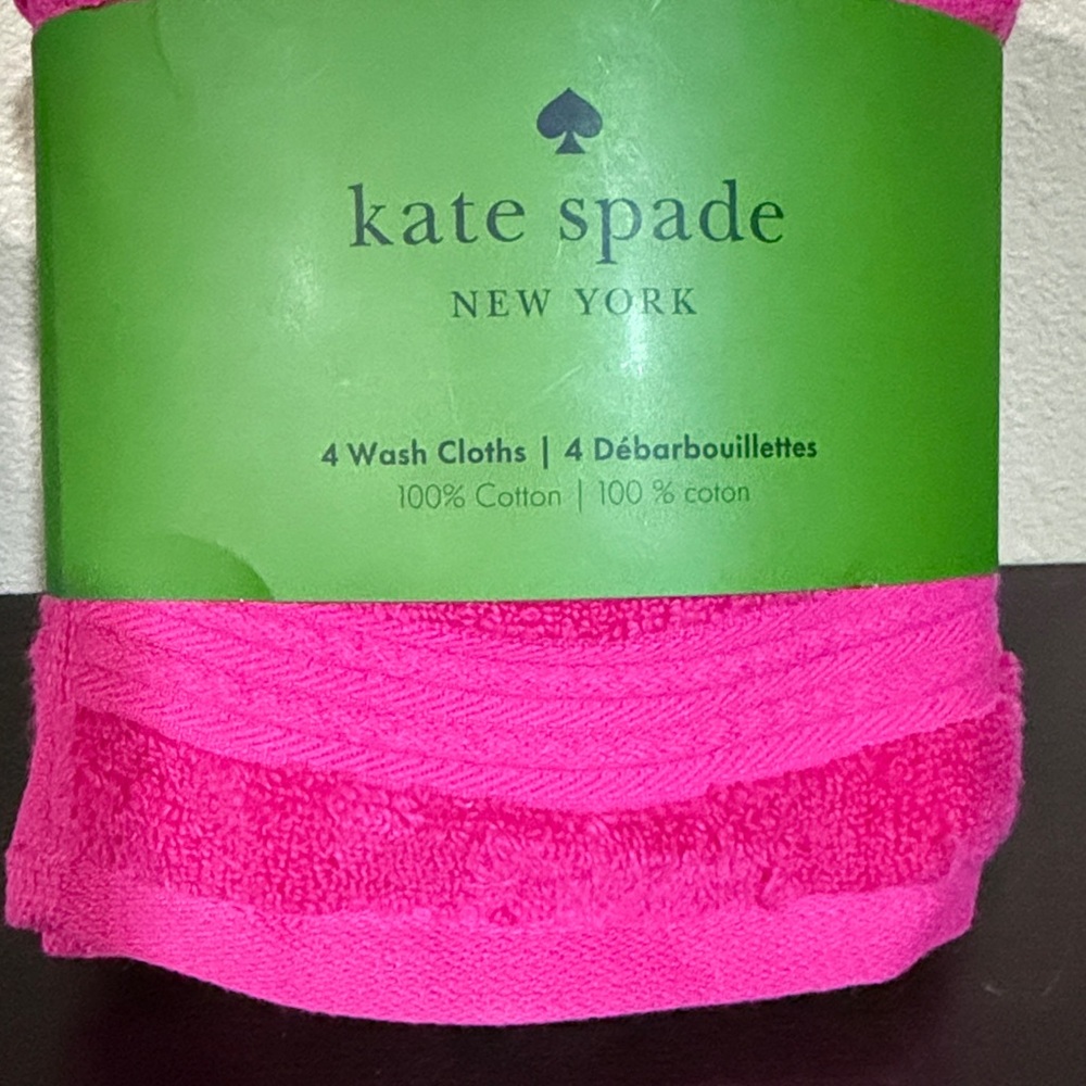 NWT Kate Spade ♠️ Wash Cloths - Picture 3 of 3